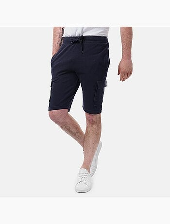 Bermuda cargo in maglia piquè