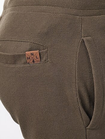 Bermuda cargo in maglia piquè