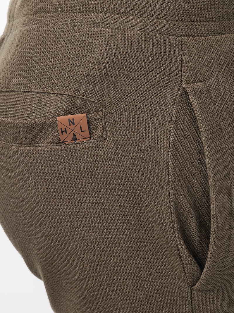 Bermuda cargo in maglia piquè Cachi - Kiabi
