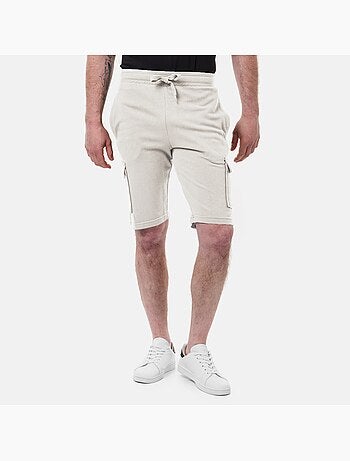 Bermuda cargo in maglia piquè