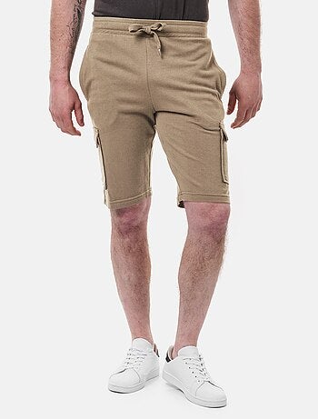 Bermuda cargo in maglia piquè
