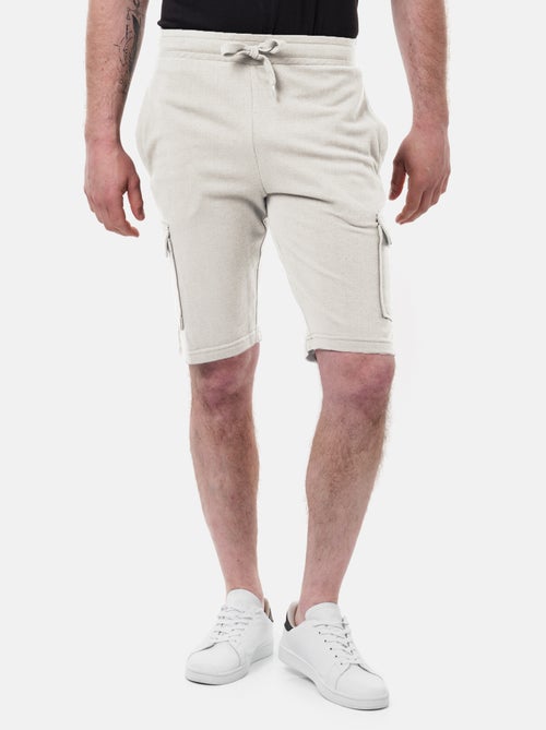 Bermuda cargo in maglia piquè - Kiabi