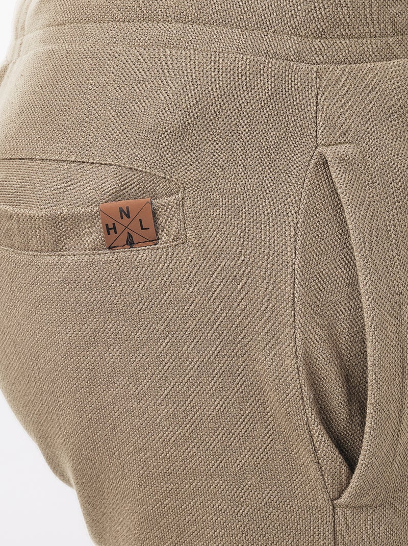 Bermuda cargo in maglia piquè Marrone - Kiabi