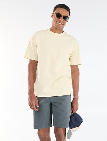 Bermuda chino a tinta unita