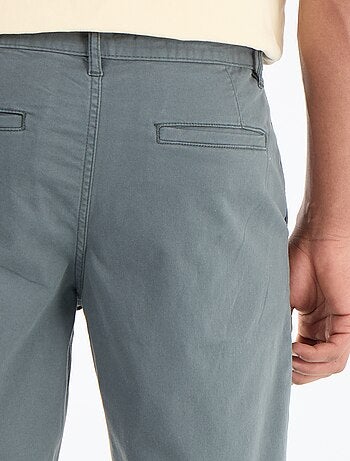 Bermuda chino a tinta unita