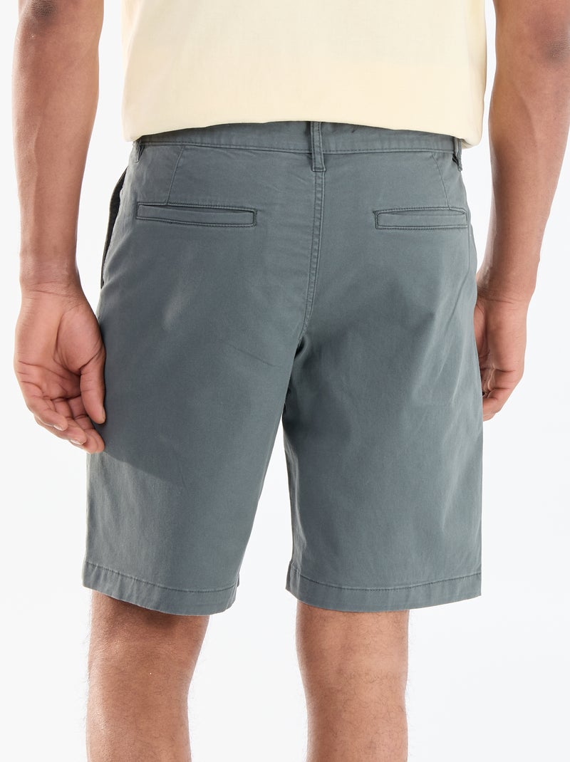 Bermuda chino a tinta unita Verde - Kiabi