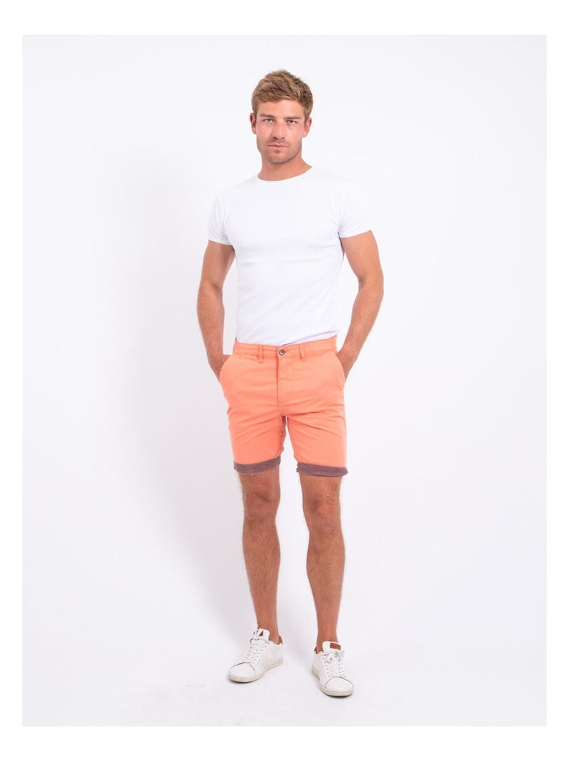Bermuda chino BAZY Arancione corallo - Kiabi