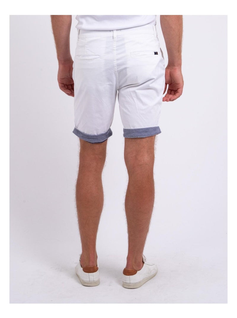 Bermuda chino BAZY Bianco - Kiabi