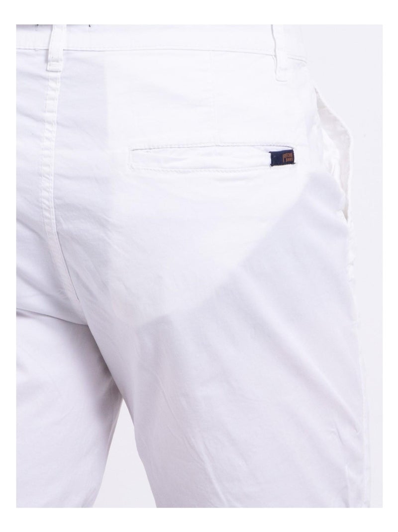 Bermuda chino BAZY Bianco - Kiabi