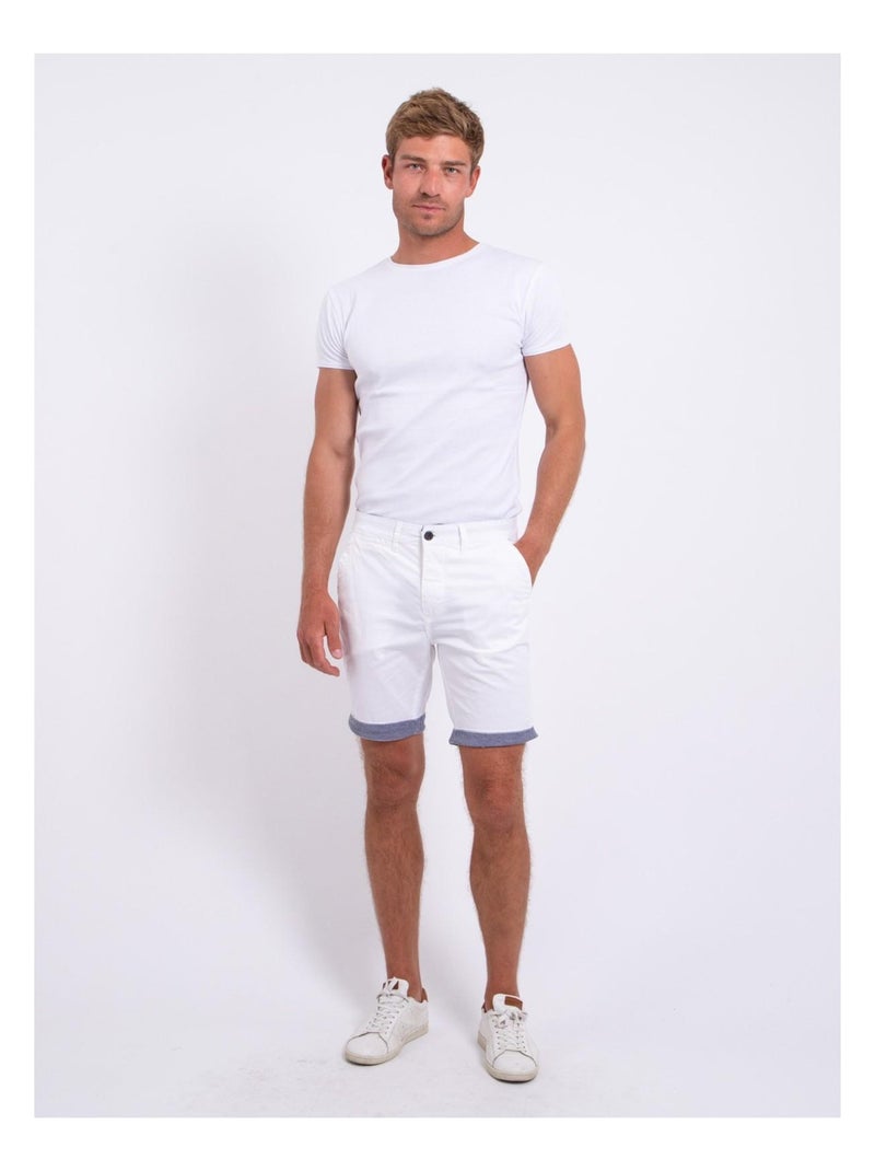 Bermuda chino BAZY Bianco - Kiabi