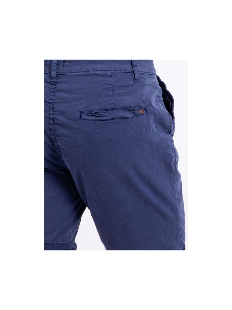 Bermuda chino BAZY Blu marino - Kiabi