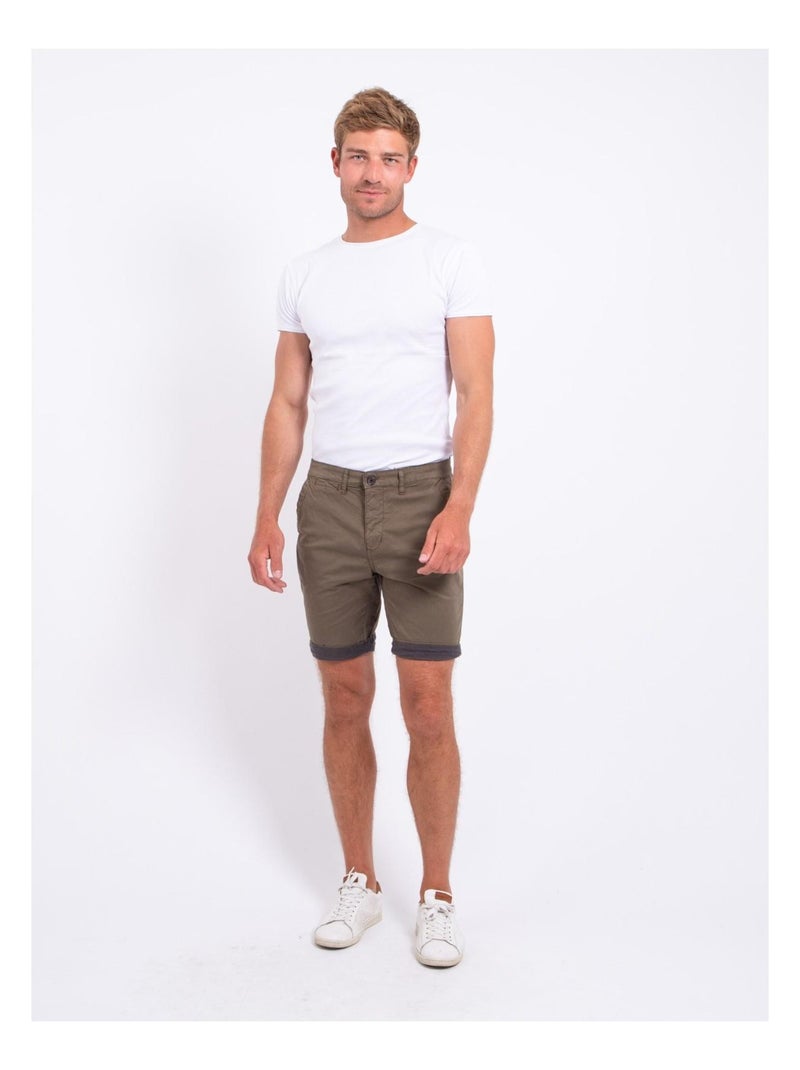Bermuda chino BAZY Cachi - Kiabi