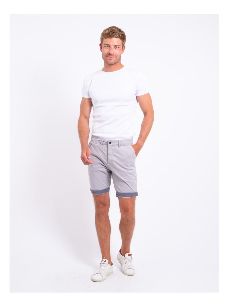 Bermuda chino BAZY Grigio - Kiabi