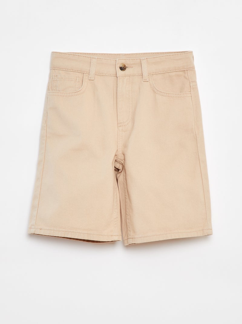 Bermuda chino Beige - Kiabi