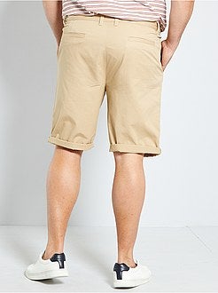 Taglie forti Uomo - Bermuda chino - Kiabi