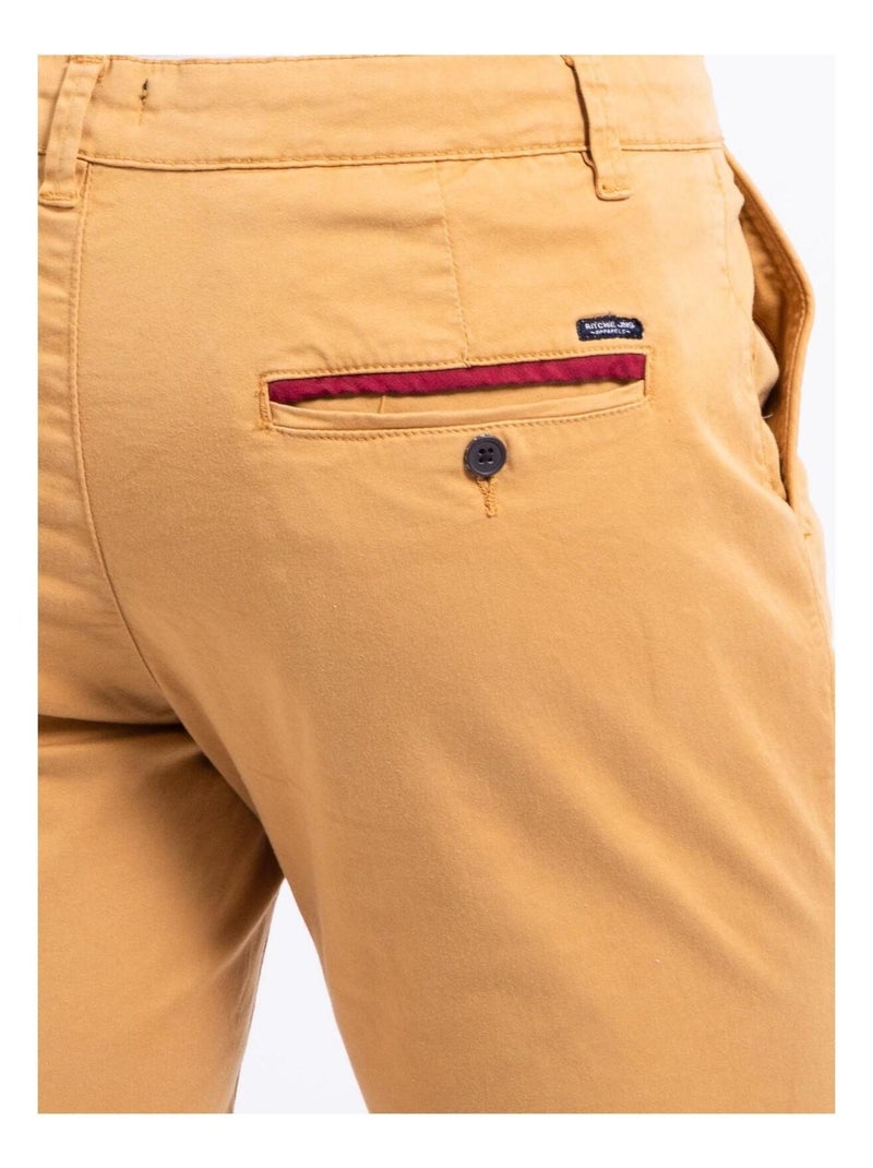 Bermuda chino BERKLARO Senape - Kiabi