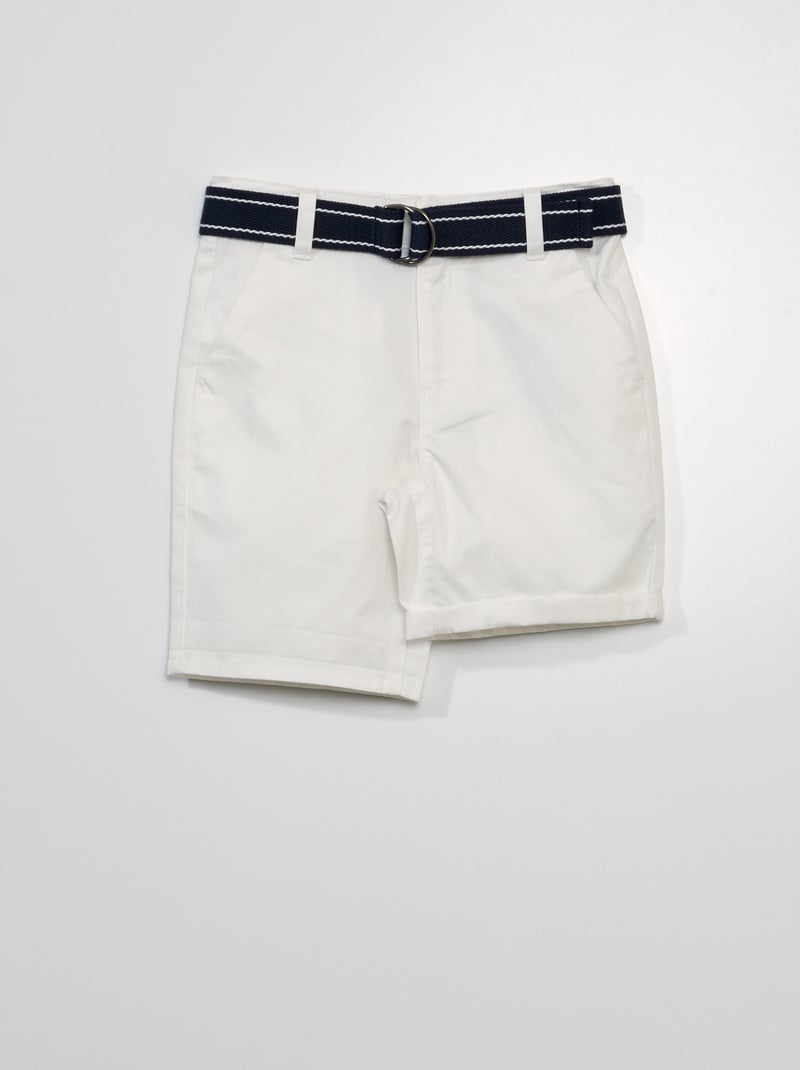 Bermuda chino BIANCO - Kiabi