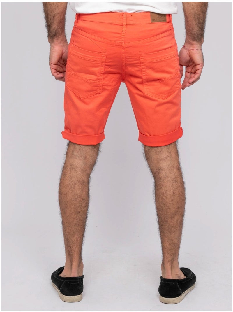 Bermuda chino BLOCHELLI Arancione corallo - Kiabi