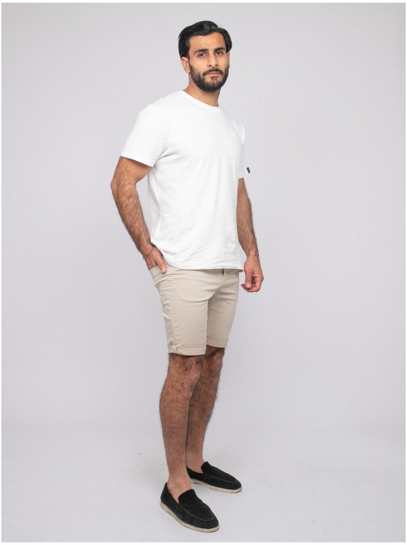 Bermuda chino BLOCHELLI Beige - Kiabi