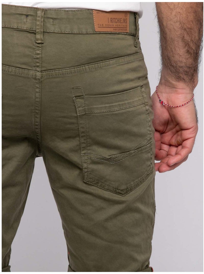 Bermuda chino BLOCHELLI Cachi - Kiabi