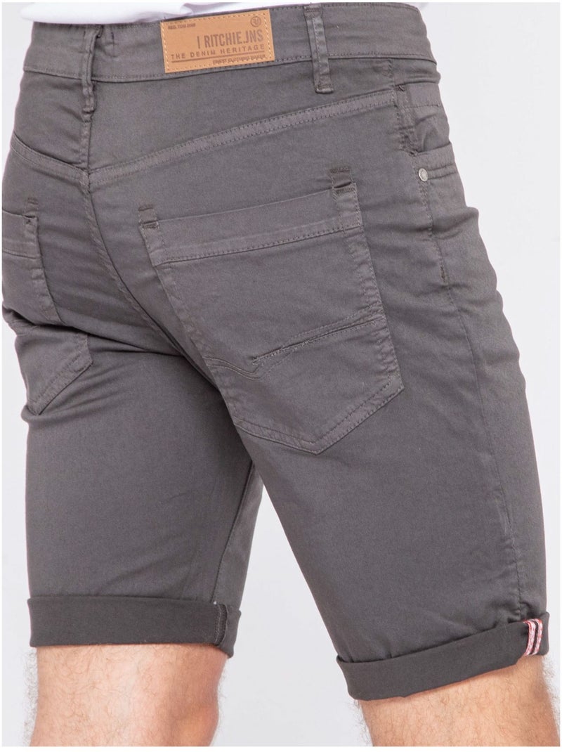 Bermuda chino BLOCHELLI Grigio scuro - Kiabi