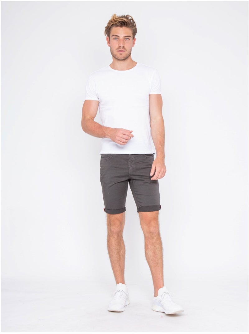 Bermuda chino BLOCHELLI Grigio scuro - Kiabi