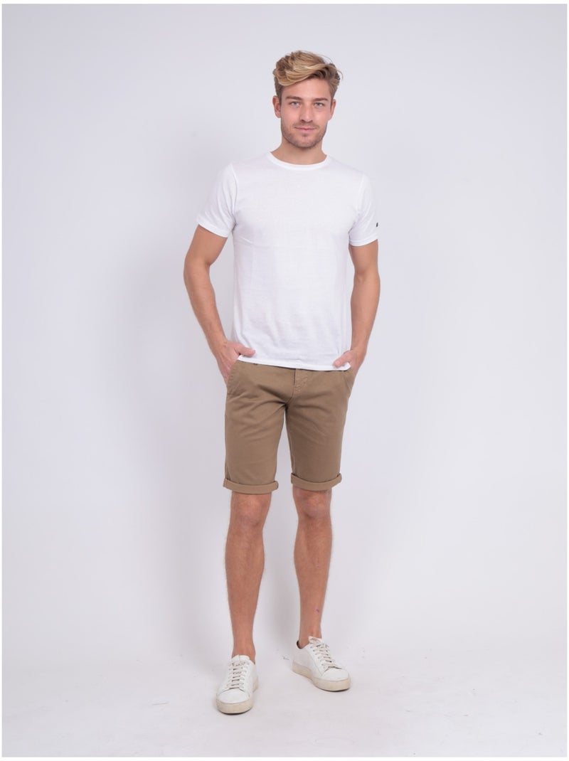 Bermuda chino BODELTA Beige - Kiabi