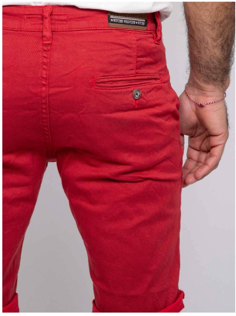 Bermuda chino BODELTA Rosso - Kiabi