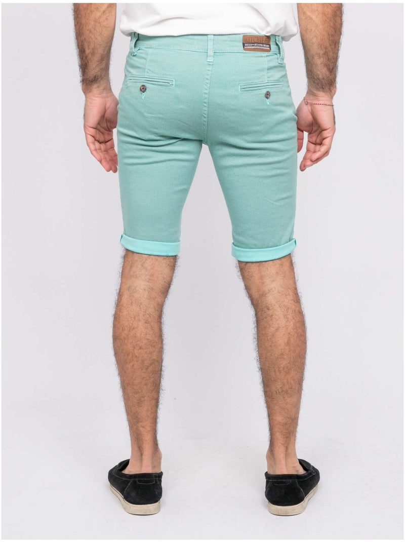 Bermuda chino BODELTA Verde acqua - Kiabi