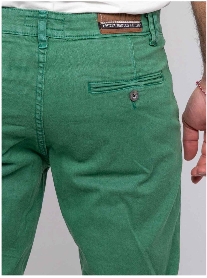 Bermuda chino BODELTA Verde - Kiabi