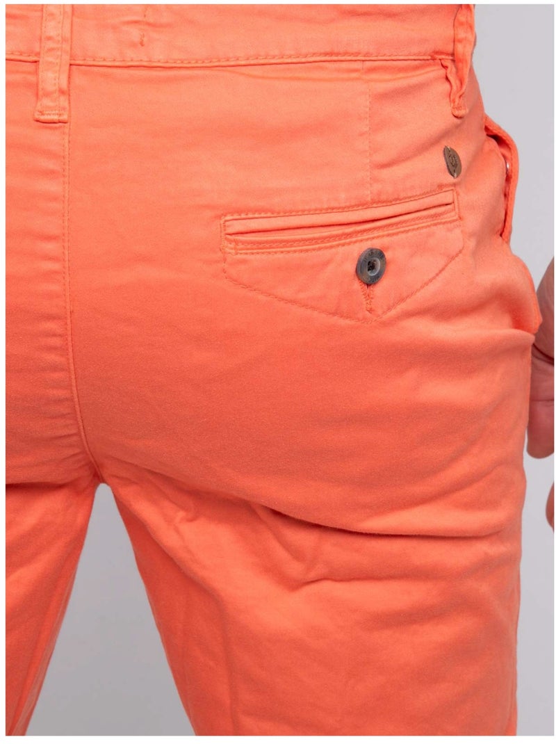 Bermuda chino BOLSTER Arancione corallo - Kiabi