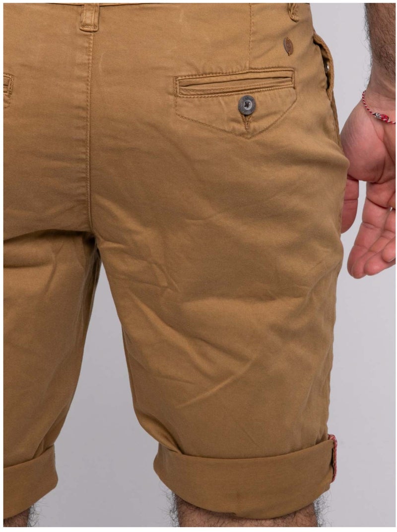 Bermuda chino BOLSTER Marrone glacé - Kiabi