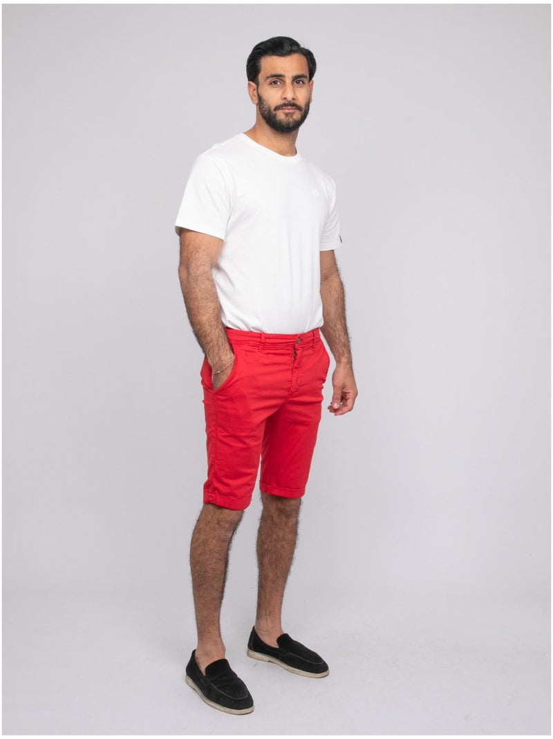 Bermuda chino BOLSTER Rosso - Kiabi