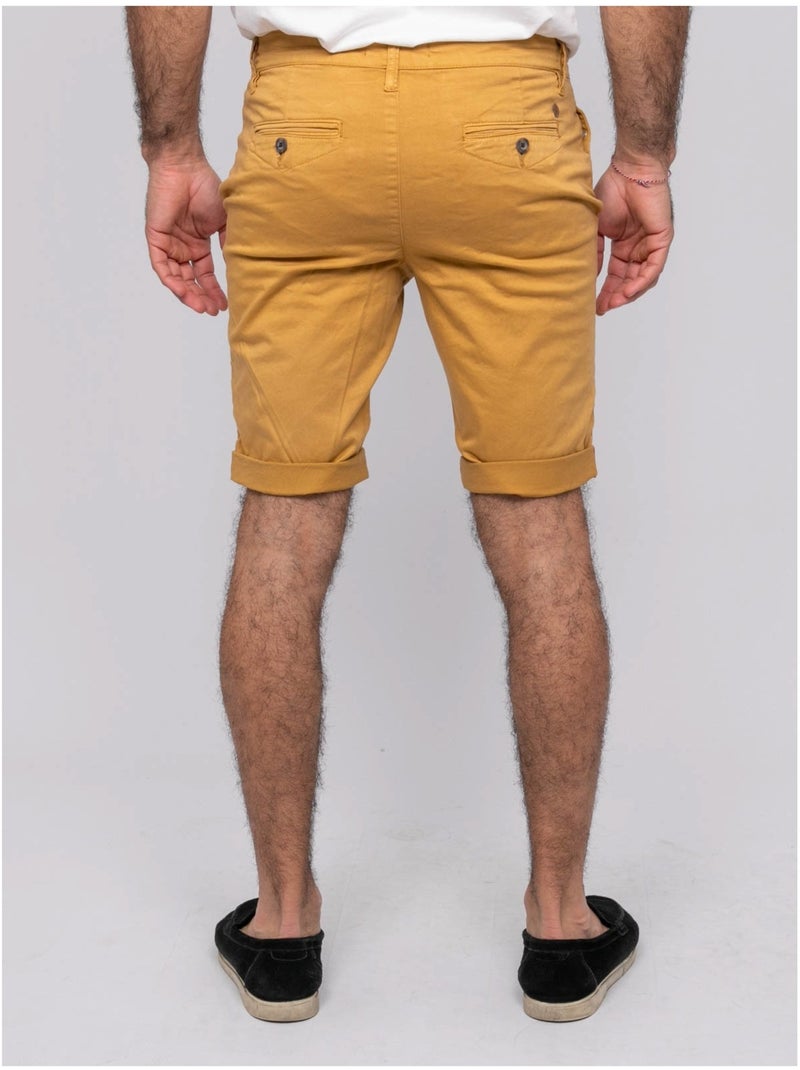 Bermuda chino BOLSTER Senape - Kiabi