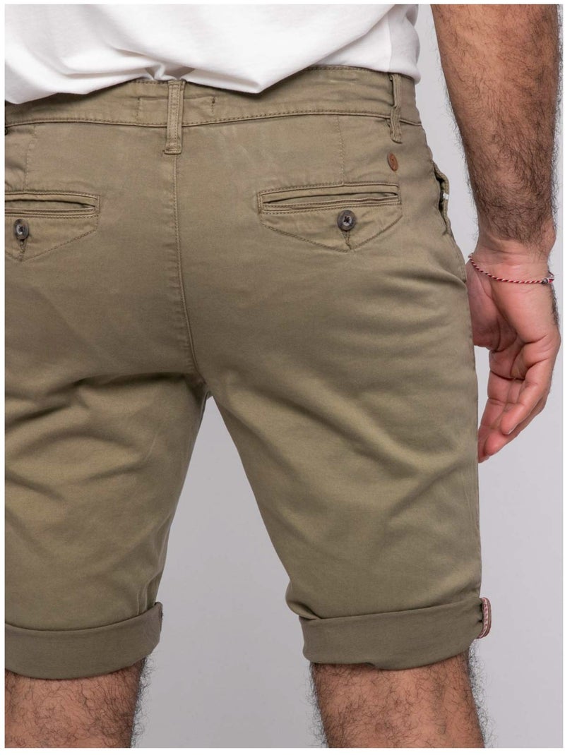 Bermuda chino BOLSTER Verde kaki chiaro - Kiabi