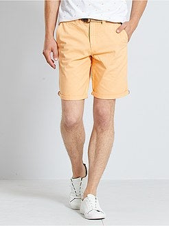 Bermuda chino + cintura - Kiabi