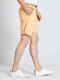 Bermuda chino + cintura - Kiabi