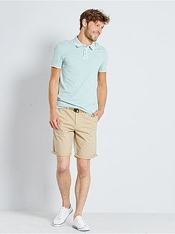 Bermuda chino + cintura - Kiabi