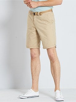 Bermuda chino + cintura - Kiabi