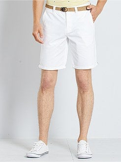 Bermuda chino + cintura - Kiabi