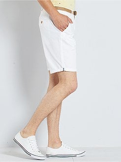 Bermuda chino + cintura - Kiabi