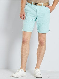 Bermuda chino + cintura - Kiabi