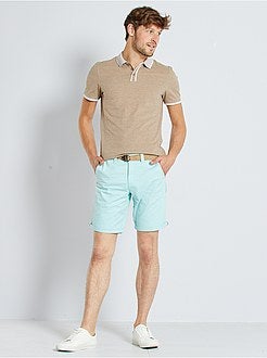 Bermuda chino + cintura - Kiabi