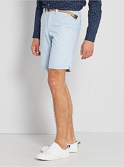 Bermuda chino + cintura - Kiabi