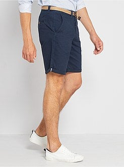 Bermuda chino + cintura - Kiabi