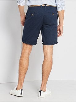 Bermuda chino + cintura - Kiabi