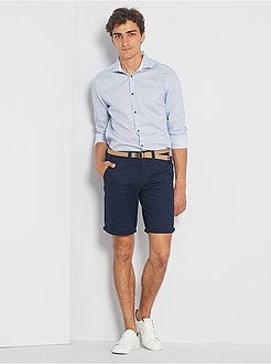 Bermuda chino + cintura - Kiabi