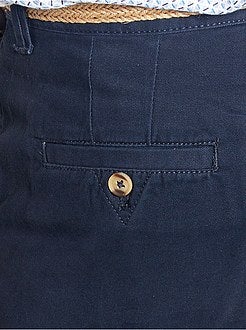 Bermuda chino + cintura - Kiabi