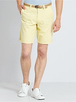 Bermuda chino + cintura - Kiabi