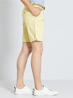 Bermuda chino + cintura - Kiabi